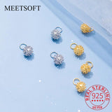 925 Silver Dandelion Charm for DIY Necklace