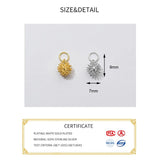 925 Silver Dandelion Charm for DIY Necklace