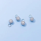 925 Silver Dandelion Charm for DIY Necklace