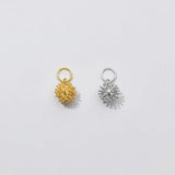 925 Silver Dandelion Charm for DIY Necklace