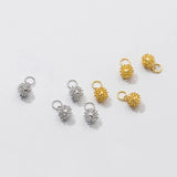 925 Silver Dandelion Charm for DIY Necklace