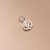 925 Sterling Silver Chinese Luck Charms DIY Jewelry Accessory