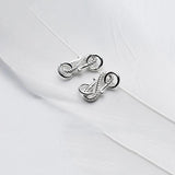 925 Silver S Connection Buckle Charm for DIY Jewelry Necklace Gift