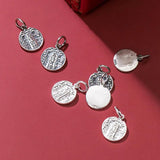 925 Silver Chinese Charms for DIY Necklace Gift