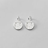 925 Silver Chinese Charms for DIY Necklace Gift