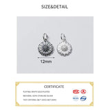 Sterling Silver Daisy Flower Charms DIY Necklace Bracelet Decoration