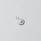 Sterling Silver Daisy Flower Charms DIY Necklace Bracelet Decoration