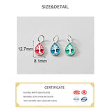 925 Sterling Silver Drop Water Tree Pattern Charms