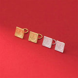 925 Silver Lucky Circle Charms Blessing Pendants DIY Jewelry