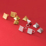 925 Silver Lucky Circle Charms Blessing Pendants DIY Jewelry