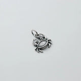925 Sterling Silver Crab Charm for DIY Jewelry Necklace Bracelet Gift