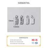 925 Silver Letter Charms for DIY Necklace Bracelet