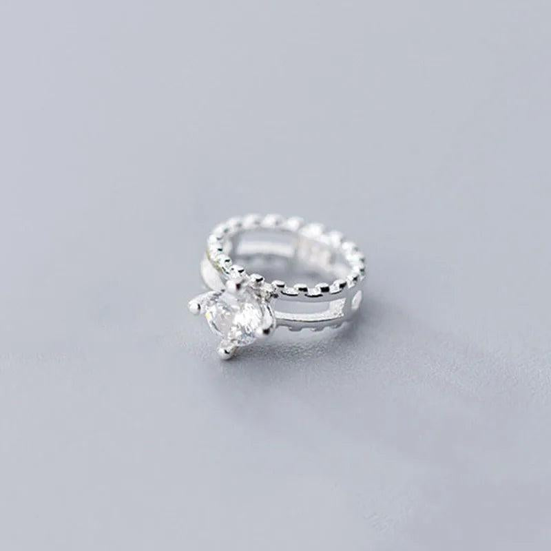 925 Sterling Silver Zircon Charms for Jewelry DIY
