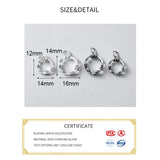 925 Sterling Thai Silver Leaves Charms for Necklace DIY Decoration