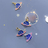 925 Sterling Silver Colorful Plant Charms DIY Jewelry Necklace Bracelet