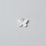 Romantic 925 Silver Butterfly Charms for DIY Necklace Bracelet