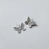 Romantic 925 Silver Butterfly Charms for DIY Necklace Bracelet