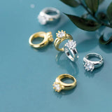 925 Sterling Silver Zircon Pendant Charms DIY Jewelry Lovely Decoration