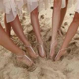 Bridal Rhinestone Beach Anklet