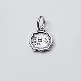 925 Thai Silver Smart Sign Charms DIY Necklace Bracelet Accessories