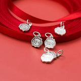 925 Thai Silver Smart Sign Charms DIY Necklace Bracelet Accessories