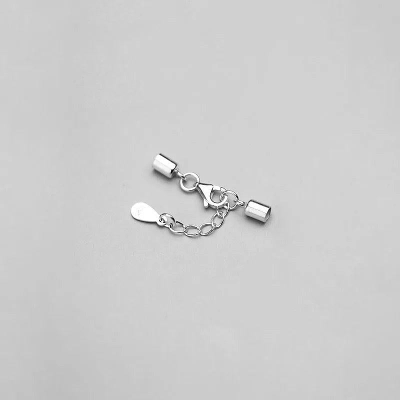 925 Sterling Silver Connection Buckle Charms DIY Jewelry Necklace Bracelet Gift