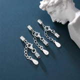 925 Sterling Silver Connection Buckle Charms DIY Jewelry Necklace Bracelet Gift