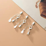 925 Sterling Silver Connection Buckle Charms DIY Jewelry Necklace Bracelet Gift