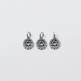 925 Sterling Silver Hollow Stars Charms DIY Necklace Decoration