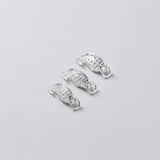 925 Silver Fish Charms DIY Pendant Making Findings