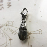 Beetle Bug Dangle Charm 925 Sterling Silver Pendant