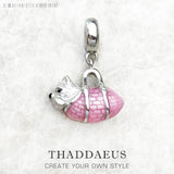 925 Sterling Silver Westie Dog Pendant DIY Jewelry Gift