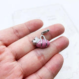925 Sterling Silver Westie Dog Pendant DIY Jewelry Gift