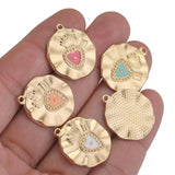 4pcs/Lot Round Cartoon Radish Enamel Earrings Pendants