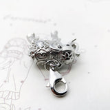 925 Sterling Silver Elephant Pendant Charm Vintage Jewelry