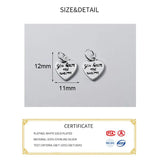 925 Silver Heart Letter Charms for DIY Jewelry Bracelets