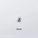 925 Silver Magnet Clasp Bracelet Charms DIY Necklace Jewelry Accessory