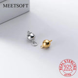 925 Silver Magnet Clasp Bracelet Charms DIY Necklace Jewelry Accessory
