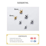 925 Silver Magnet Clasp Bracelet Charms DIY Necklace Jewelry Accessory