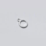 925 Silver Letter a Charm for DIY Jewelry