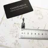 Silver Bug Dangle Charm Pendant Nature Magic 925 Sterling Silver