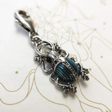 Silver Bug Dangle Charm Pendant Nature Magic 925 Sterling Silver