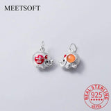 925 Sterling Silver Elephant Charm for Bracelet Accessory