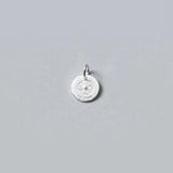 925 Silver Daisy Flowers Charms for DIY Necklace Making