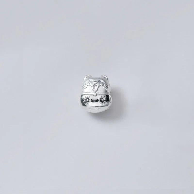 S925 Sterling Silver Cat Charms for DIY Jewelry