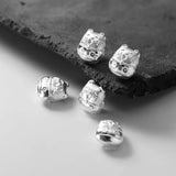 S925 Sterling Silver Cat Charms for DIY Jewelry
