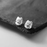 S925 Sterling Silver Cat Charms for DIY Jewelry