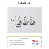 925 Sterling Silver Flower Charms for DIY Necklace Decoration
