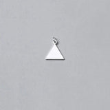 2pcs 925 Sterling Silver Geometric Triangle DIY Accessories