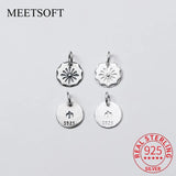 925 Sterling Silver Flower DIY Necklace Bracelet Decoration